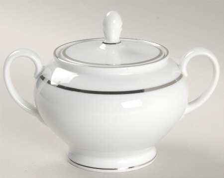 3471 (White Background) Sugar Bowl & Lid
