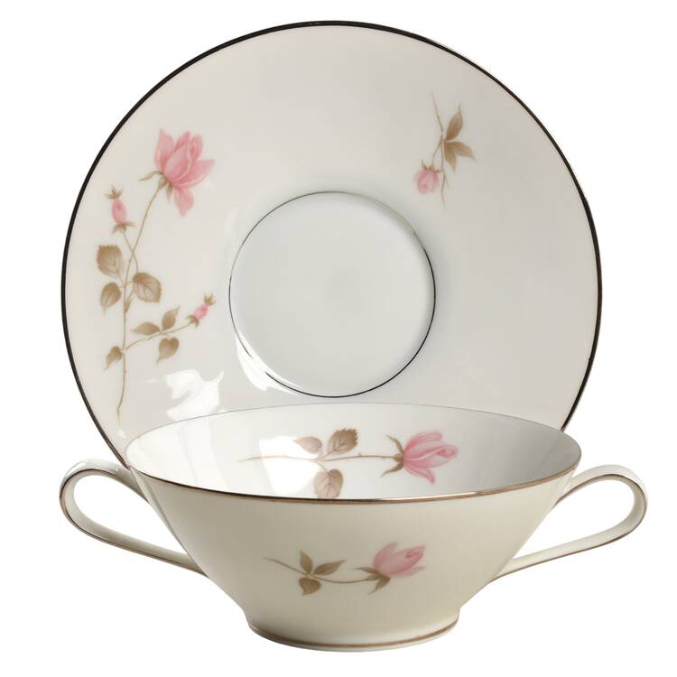 3488 Flat Cream Soup Bowl & Saucer Set