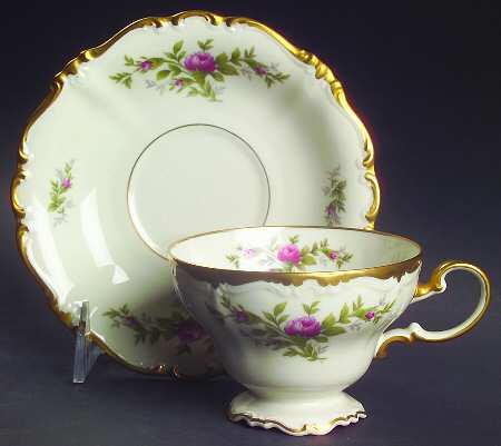 3606 Footed Cup & Saucer Set