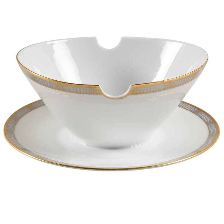 3712 Gravy Boat with Attached Underplate
