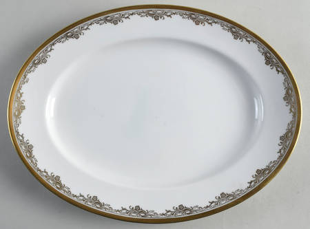 5152 (White) 12" Oval Serving Platter