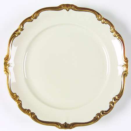 5647 (Ivory Background, Black Line) Salad Plate