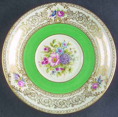 5893 (Green) Saucer for Cream Soup Bowl