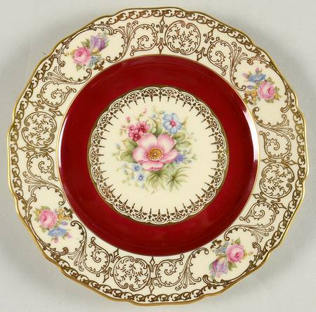 5893 (Maroon) Bread & Butter Plate