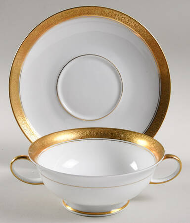 746 Cream Soup Bowl & Saucer Set