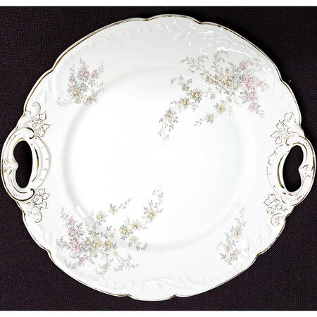 7936 Handled Cake Plate