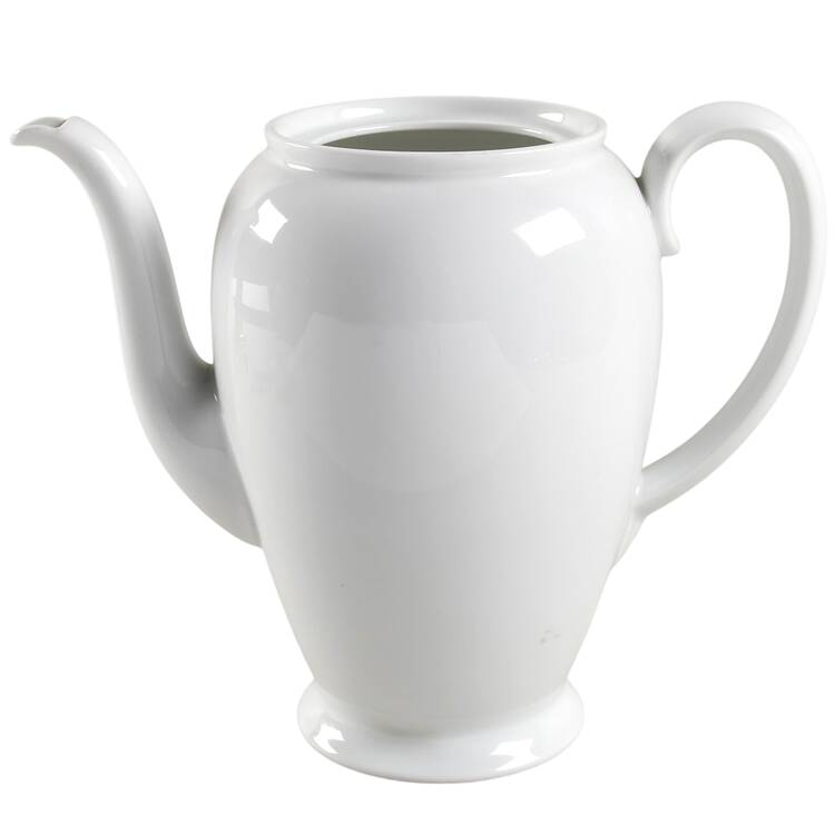 Aida (White) Coffee Pot No Lid