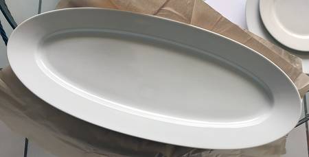 Aida (White) 24" Fish Platter