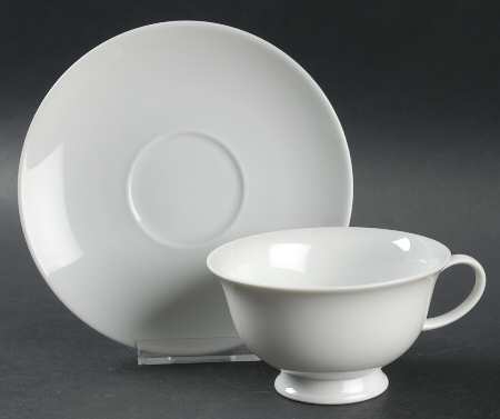 Footed Cup & Saucer Set
