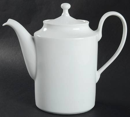 Aida (White) Coffee Pot & Lid