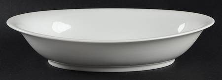 Aida (White) 10" Oval Vegetable Bowl