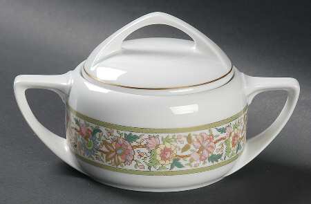 Alcazar Small Sugar Bowl & Lid