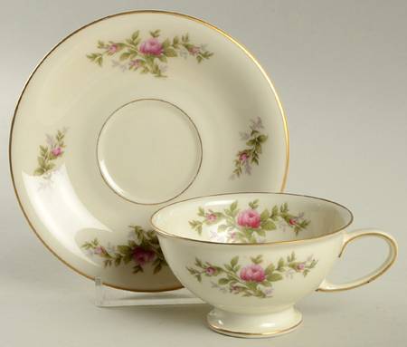 Alexis Footed Demitasse Cup & Saucer Set