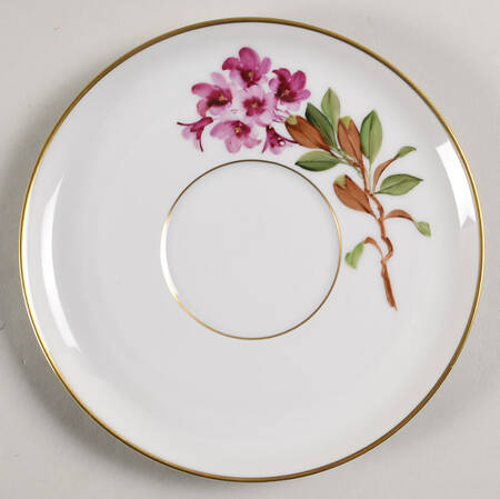 Alpine Flowers Saucer for Flat Cream Soup Bowl