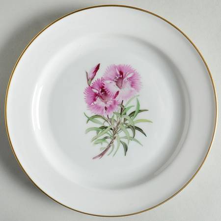Alpine Flowers Salad Plate