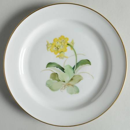 Alpine Flowers Salad Plate
