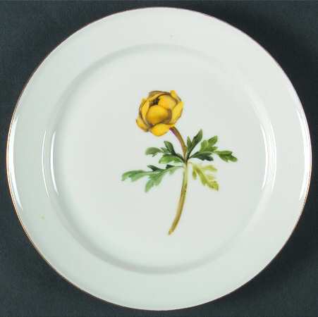Alpine Flowers Bread & Butter Plate