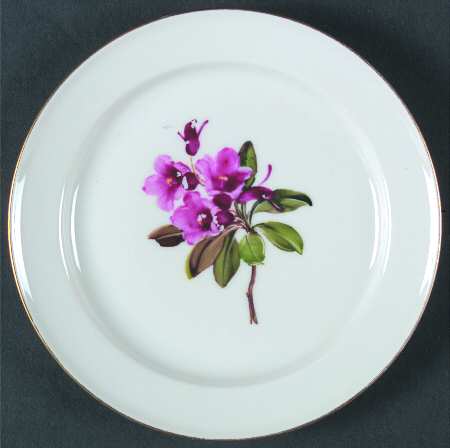 Alpine Flowers Bread & Butter Plate