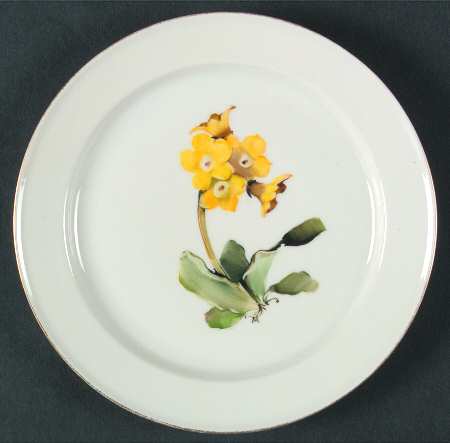 Alpine Flowers Bread & Butter Plate