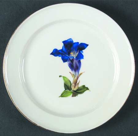 Alpine Flowers Bread & Butter Plate