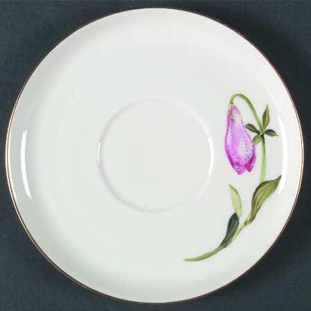 Alpine Flowers Saucer for Flat Cream Soup Bowl