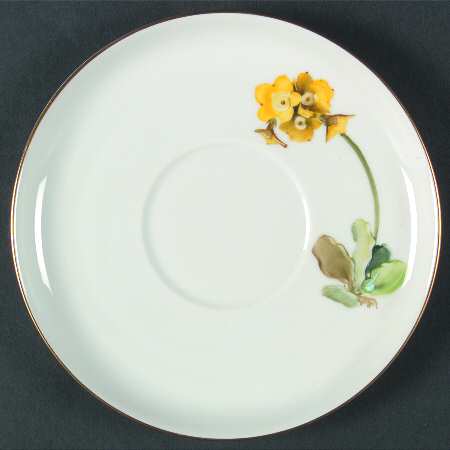 Alpine Flowers Saucer for Flat Cream Soup Bowl