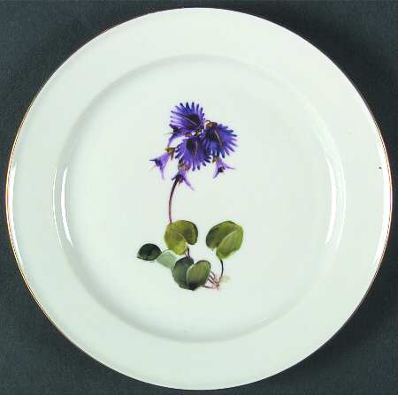 Alpine Flowers Dessert/Pie Plate