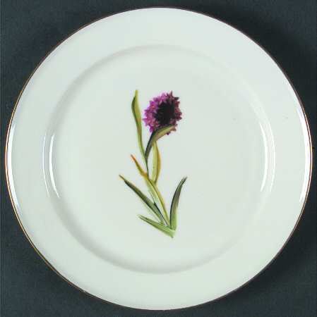 Alpine Flowers Dessert/Pie Plate