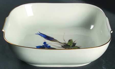 Alpine Flowers 9" Square Vegetable Bowl