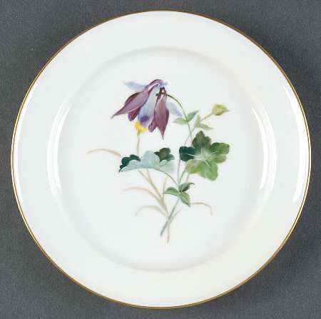 Alpine Flowers Bread & Butter Plate