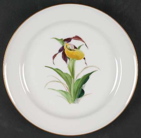 Alpine Flowers Salad Plate