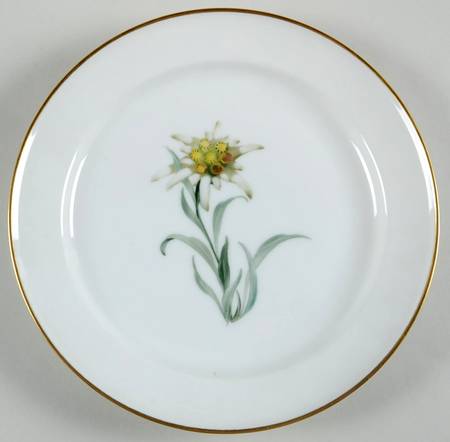 Alpine Flowers Salad Plate
