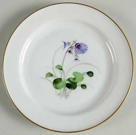Alpine Flowers Salad Plate