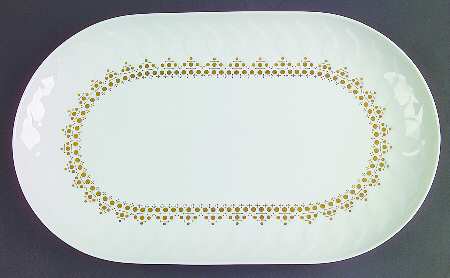 Alhambra 15" Oval Serving Platter