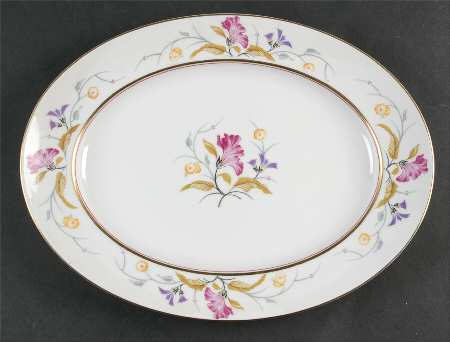 Amanda  13" Oval Serving Platter