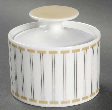 Amber Sugar Bowl & Lid