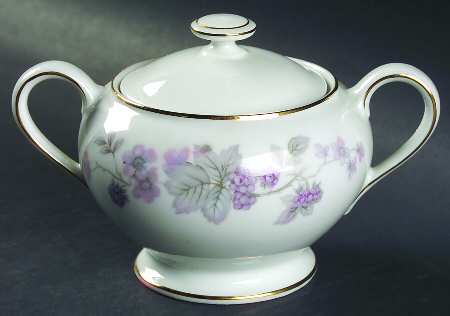 Amethyst Sugar Bowl & Lid