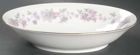 Amethyst 10" Oval Vegetable Bowl