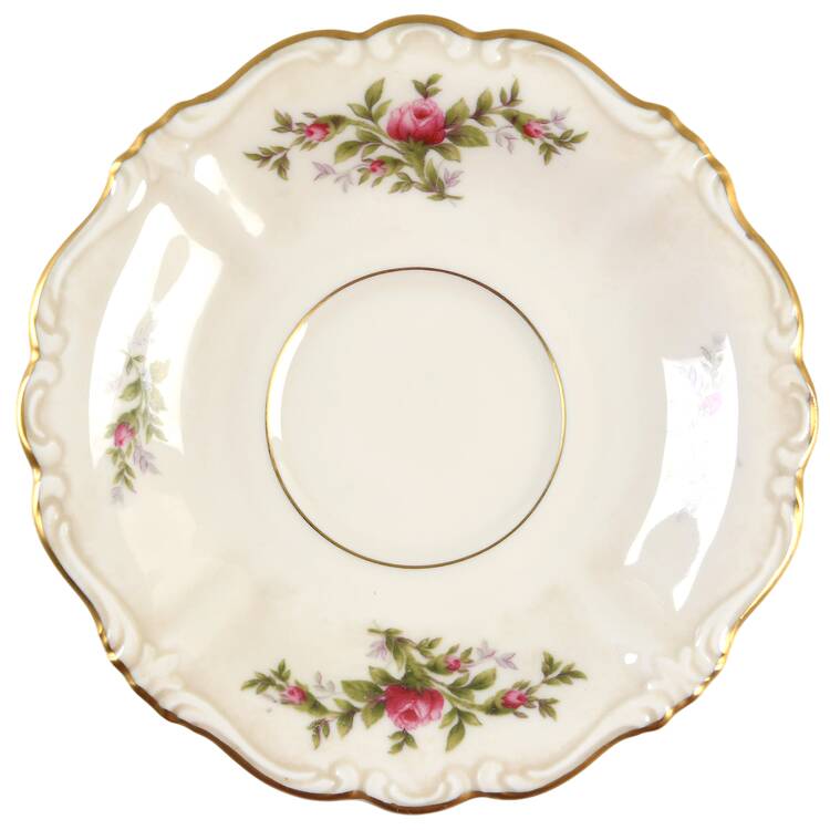 Antoinette (Pompadour Shape) Saucer for Demitasse Cup