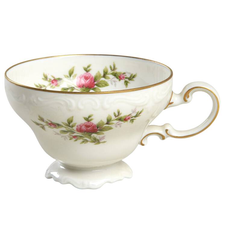 Antoinette (Pompadour Shape) Footed Demitasse Cup