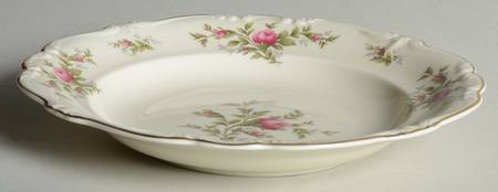 Antoinette (Pompadour Shape) Rim Soup Bowl