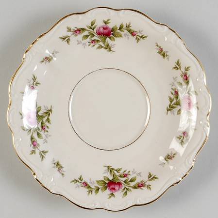 Antoinette (Pompadour Shape) Saucer for Flat Cream Soup Bowl