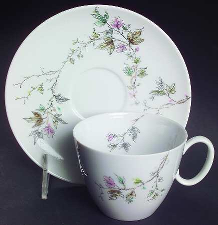 Arbour Flat Cup & Saucer Set