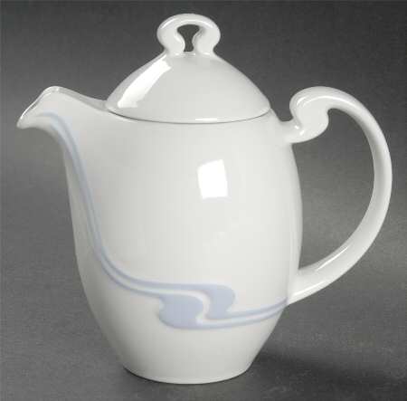 Asymmetria Blue Mini Coffee Pot & Lid