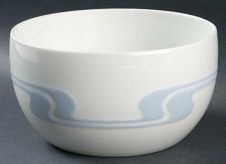 Asymmetria Blue 6" Round Vegetable Bowl