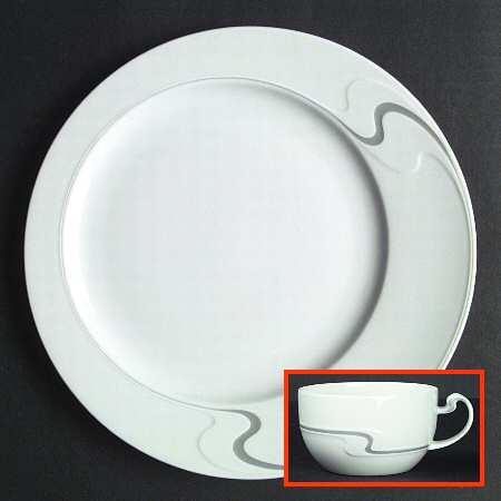 Asymmetria Grey by Rosenthal - Continental