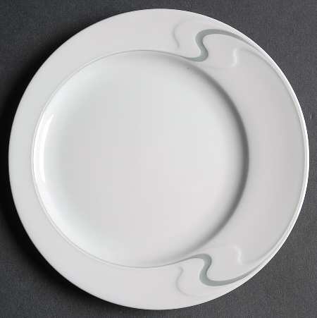 Asymmetria Grey Bread & Butter Plate