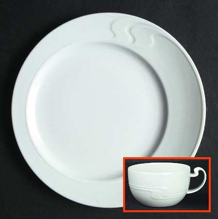 Asymmetria White by Rosenthal - Continental