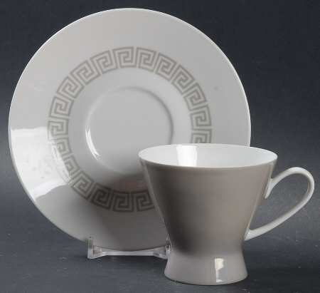 Athenia Footed Cup & Saucer Set