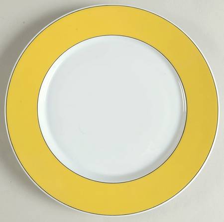 Avenue Yellow Salad Plate